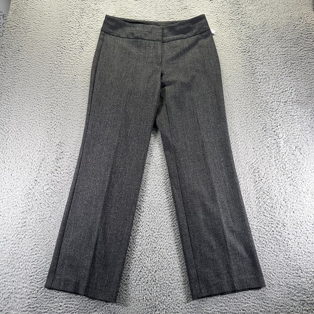 Briggs New York Pant Womens 8P Gray Dress Straight Business Career Preppy Office